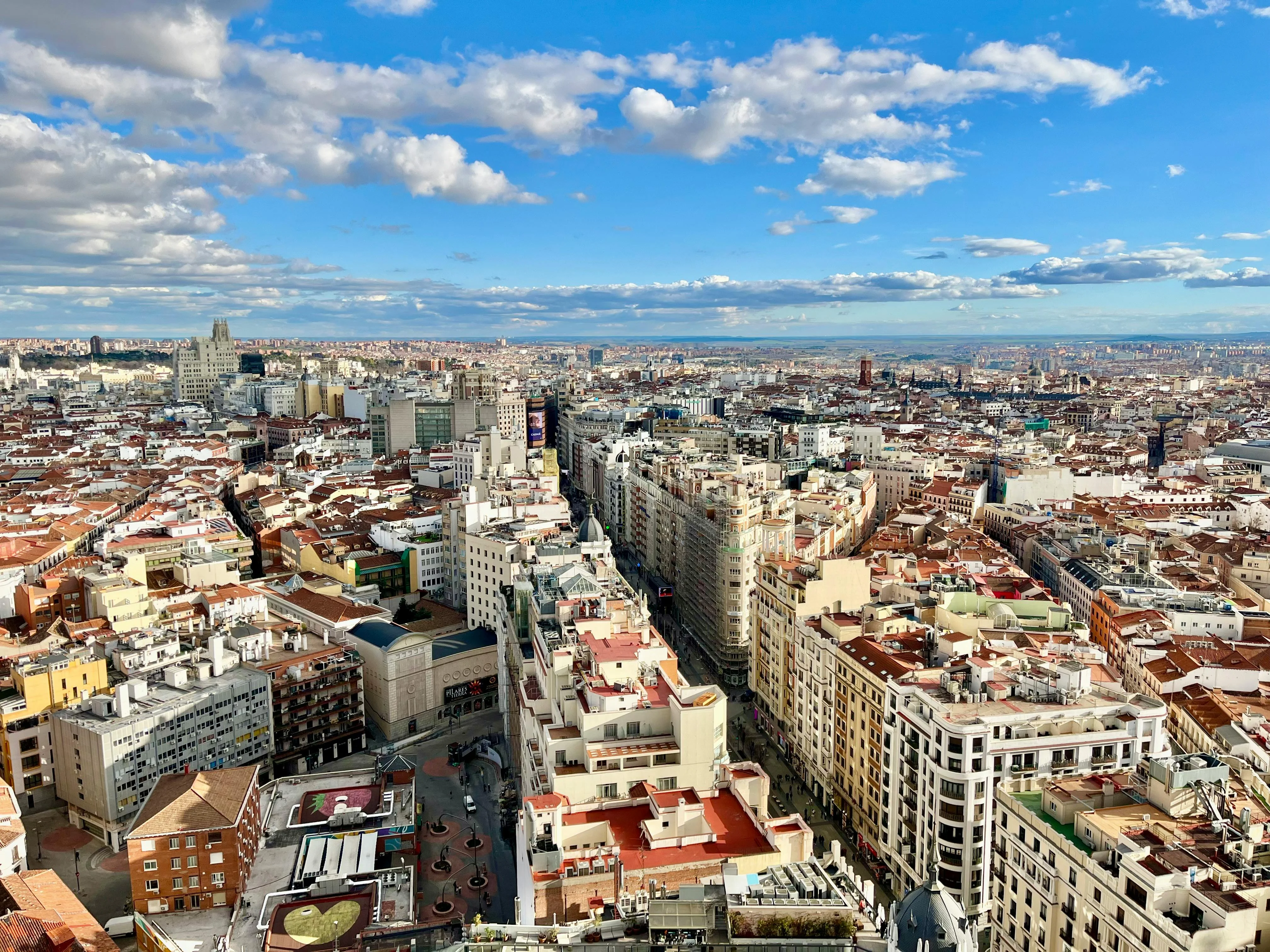 Panorámica de Madrid desde Carabanchel